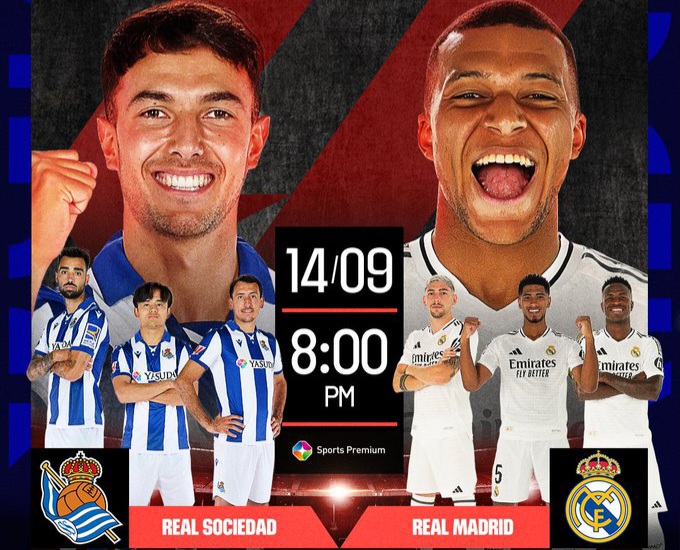 WATCH – Real Sociedad vs Real Madrid: Live stream